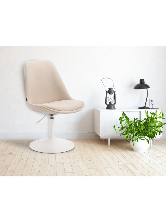 Cadeira Maverick W tecido, creme Cadeira Maverick W tecido, creme