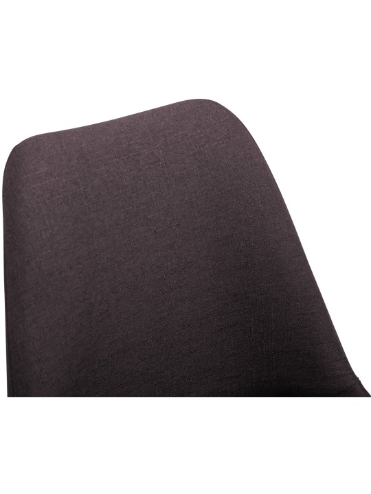 Cadeira Maverick W tecido, castanho