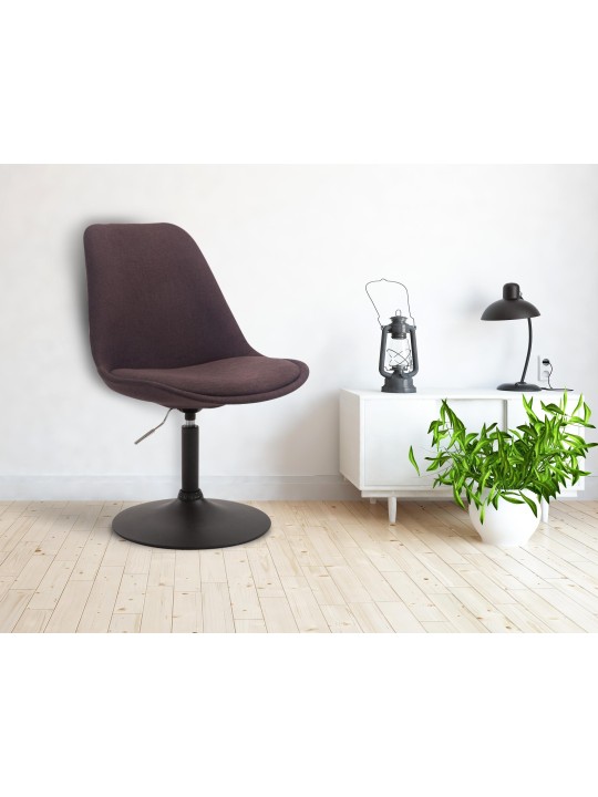 Cadeira Maverick B tecido, castanho