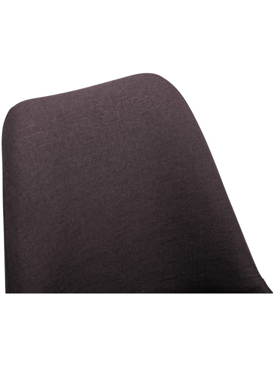 Cadeira Maverick C tecido, castanho