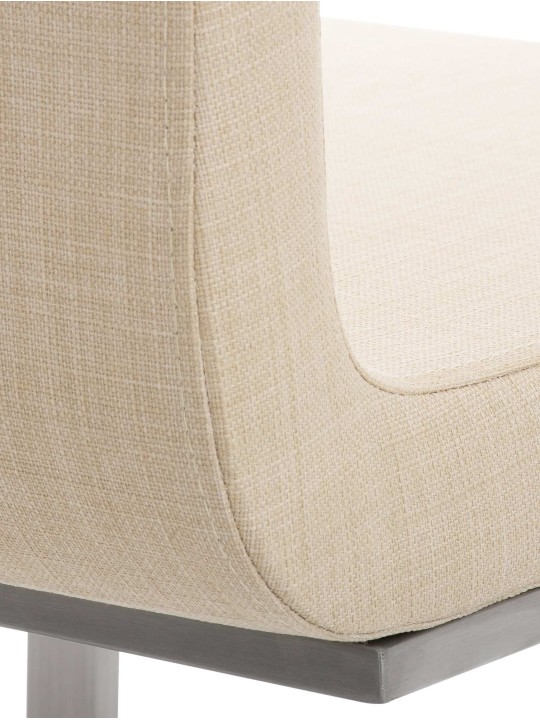 Cadeira de jantar Belfort FABRIC, creme