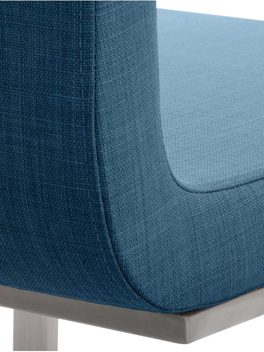 Cadeira de jantar Belfort FABRIC, azul