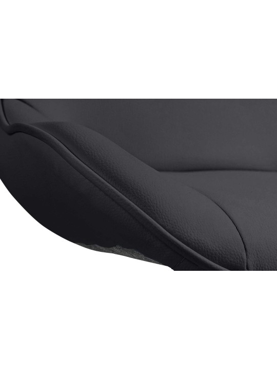 Banqueta alta Vonore imitação de couro, preto Banqueta alta Vonore imitação de couro, preto