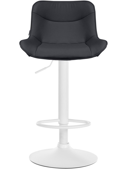Banqueta alta Vonore imitação de couro, preto Banqueta alta Vonore imitação de couro, preto