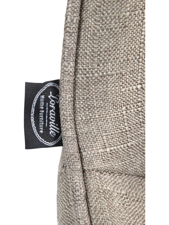 Banqueta alta tecido Vonore, taupe