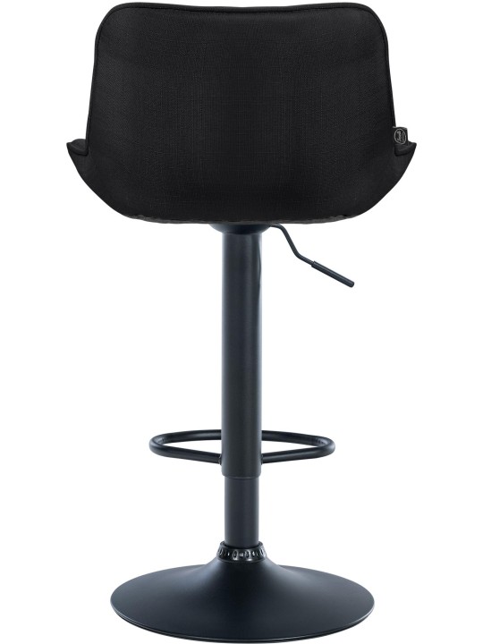 Banqueta alta tecido Vonore, preto Banqueta alta tecido Vonore, preto