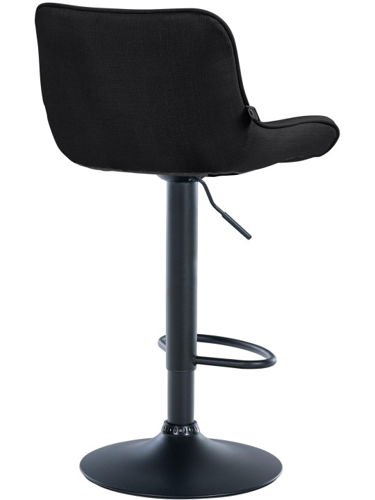 Banqueta alta tecido Vonore, preto Banqueta alta tecido Vonore, preto