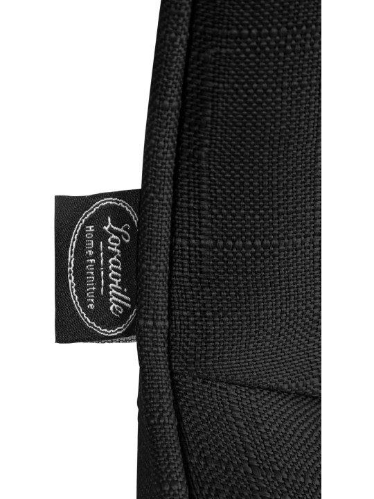 Banqueta alta tecido Vonore, preto Banqueta alta tecido Vonore, preto