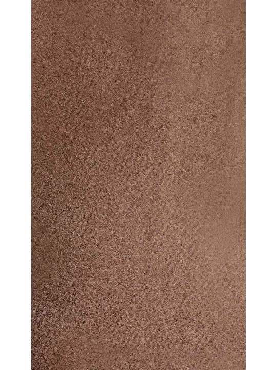 Cadeira de jantar de veludo Lewes, castanho