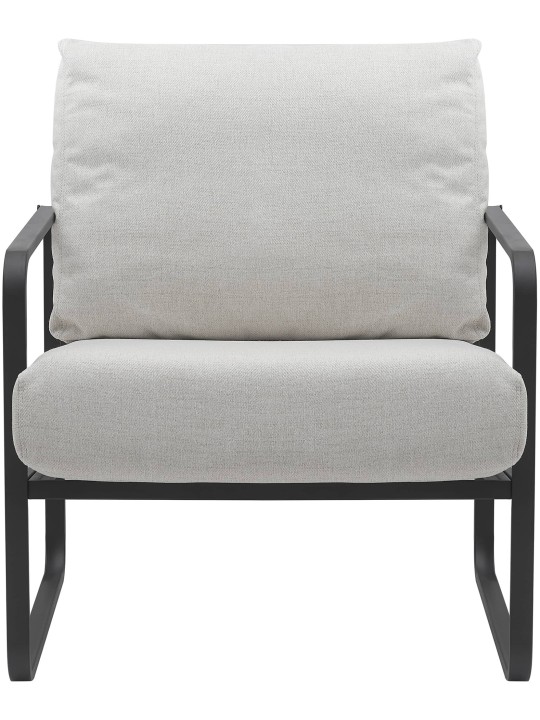 Espreguiçadeira tecido Manea, creme Espreguiçadeira tecido Manea, creme