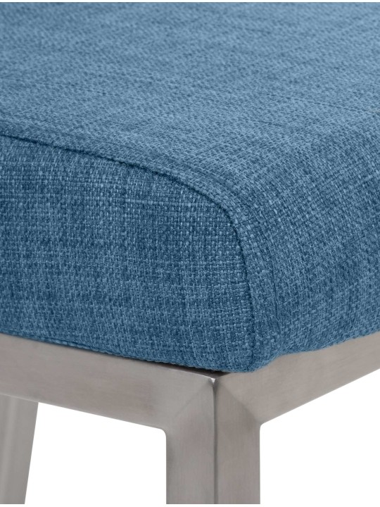 Cadeira de jantar Colmar FABRIC, azul