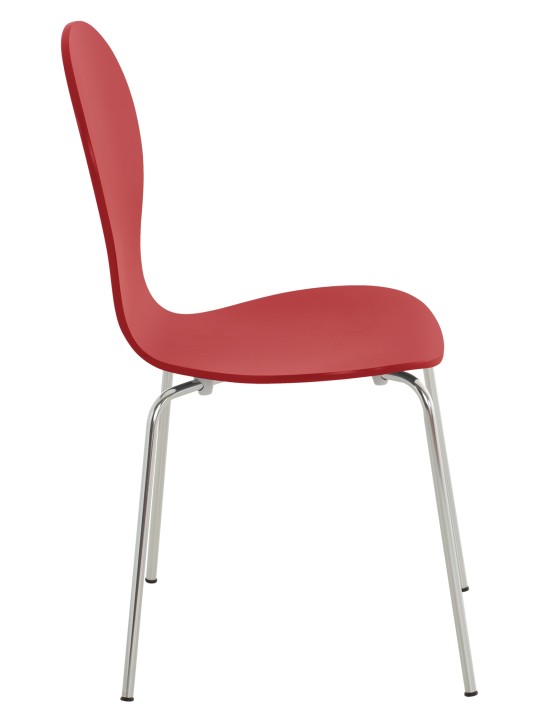 Conjunto de 2 cadeiras para visitantes Diego, vermelho