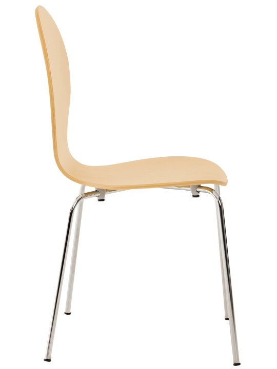 Conjunto de 2 cadeiras para visitantes Diego, natural