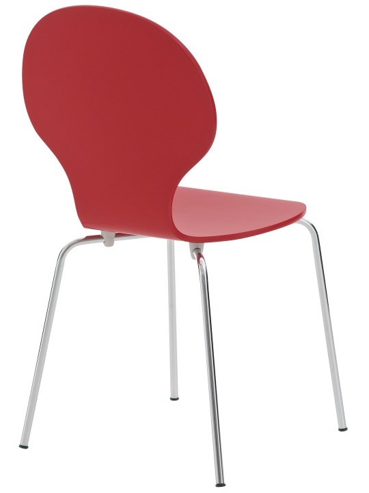 Conjunto de 2 cadeiras para visitantes Diego, vermelho