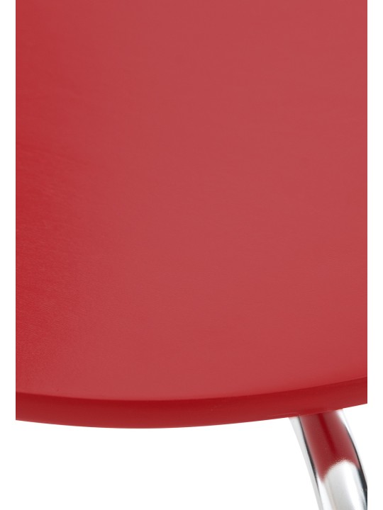Conjunto de 2 cadeiras para visitantes Diego, vermelho