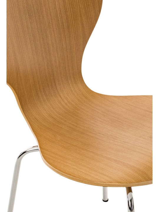 Conjunto de 2 cadeiras para visitantes Diego, carvalho