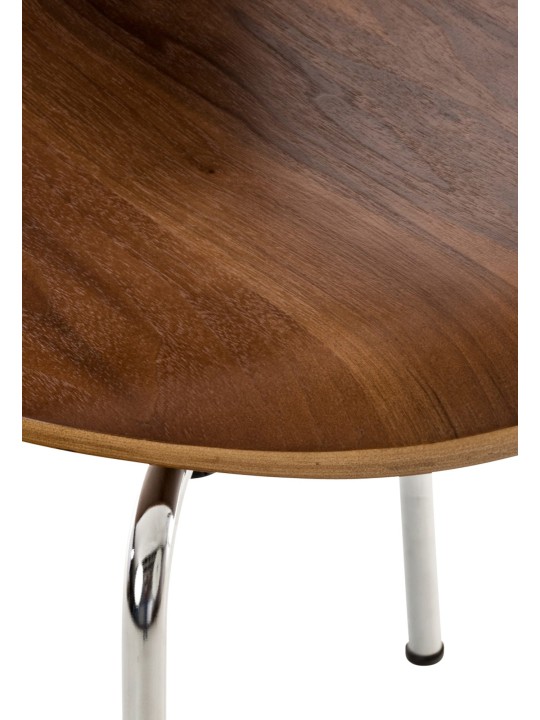 Conjunto de 2 cadeiras para visitantes Diego, nogueira