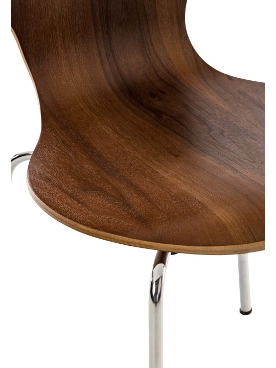 Conjunto de 2 cadeiras para visitantes Diego, nogueira