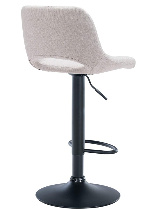 Banqueta alta tecido Camden, creme