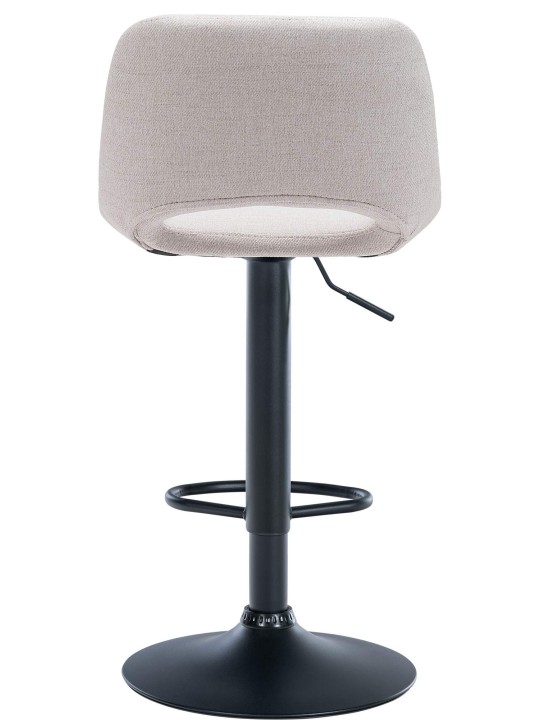 Banqueta alta tecido Camden, creme