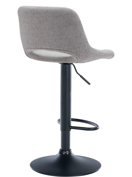 Banqueta alta tecido Camden, cinza claro