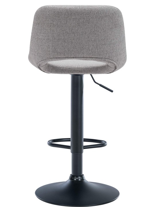 Banqueta alta tecido Camden, cinza claro