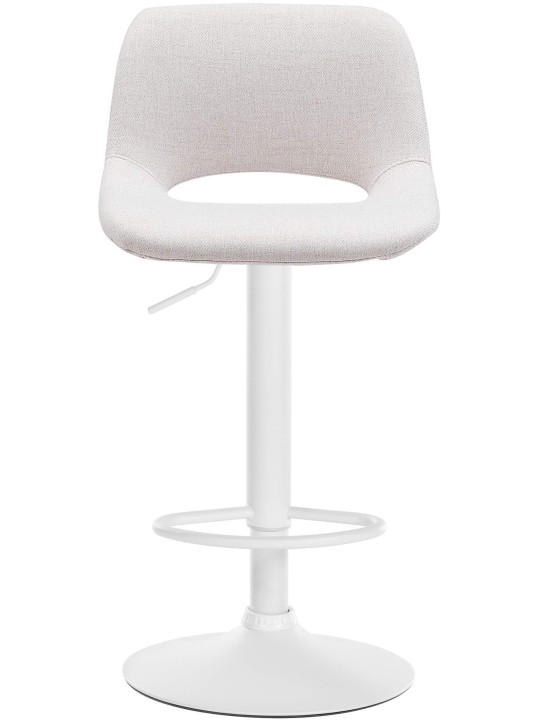 Banqueta alta tecido Camden, creme