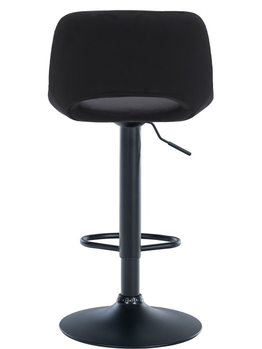 Banqueta alta Camden veludo, preto Banqueta alta Camden veludo, preto
