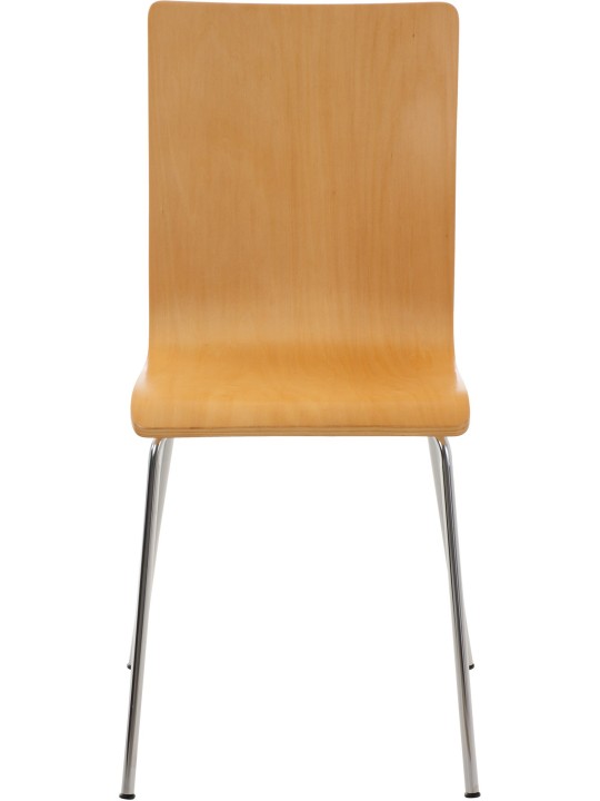 Conjunto de 4 cadeiras para visitantes Pepe, natural