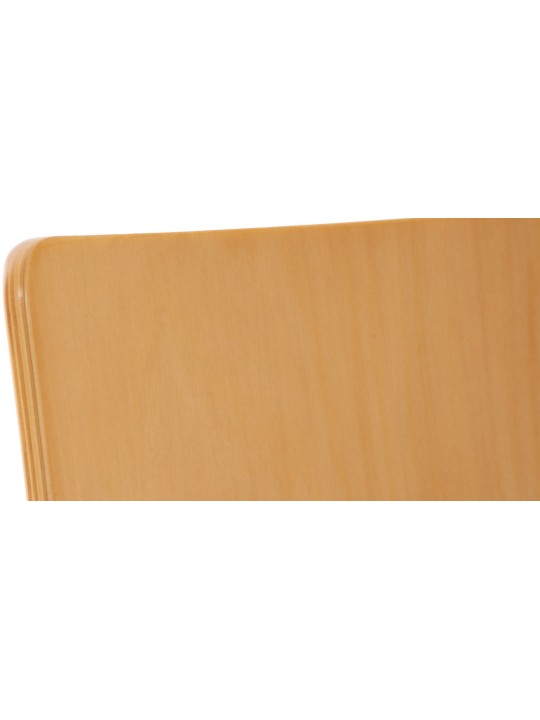 Conjunto de 4 cadeiras para visitantes Pepe, natural