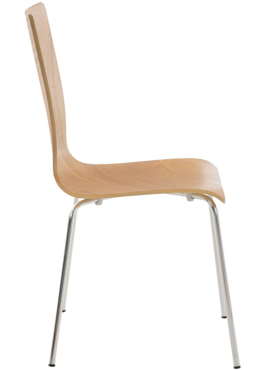 Conjunto de 4 cadeiras para visitantes Pepe, carvalho