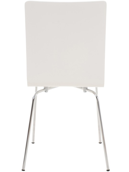 Conjunto de 2 cadeiras para visitantes Pepe, branco