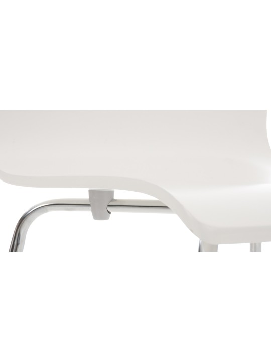 Conjunto de 2 cadeiras para visitantes Pepe, branco