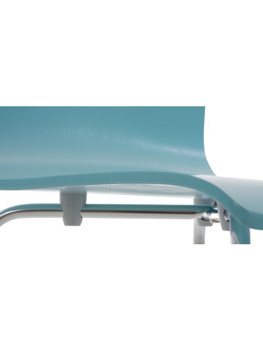 Conjunto de 2 cadeiras para visitantes Pepe, azul claro