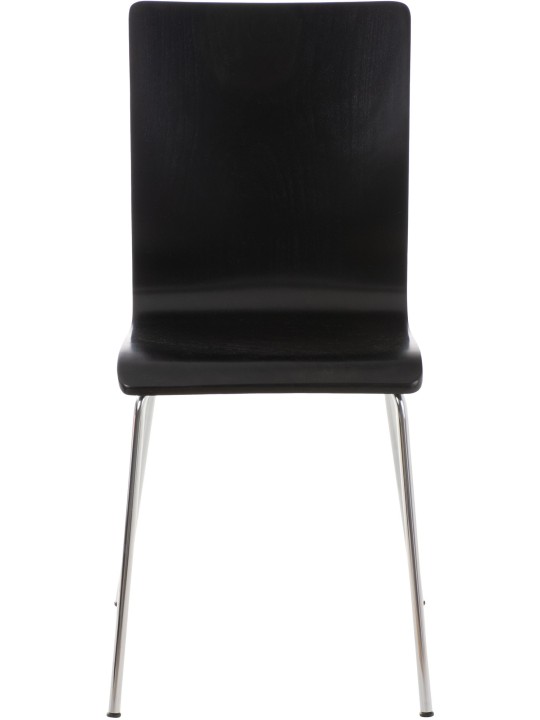 Conjunto de 2 cadeiras para visitantes Pepe, preto