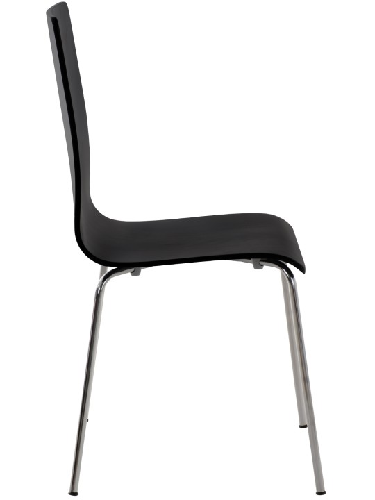 Conjunto de 2 cadeiras para visitantes Pepe, preto