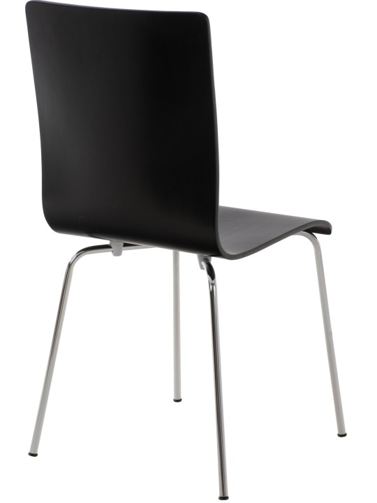 Conjunto de 2 cadeiras para visitantes Pepe, preto