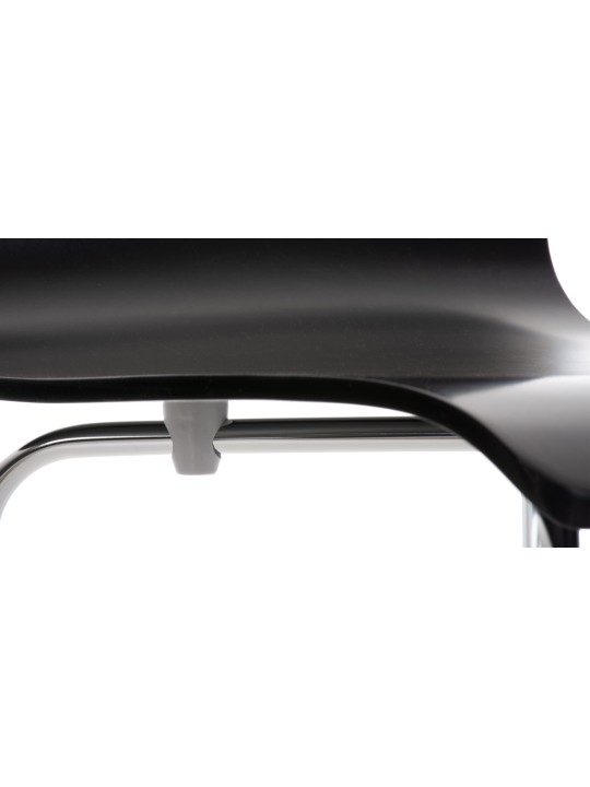 Conjunto de 2 cadeiras para visitantes Pepe, preto