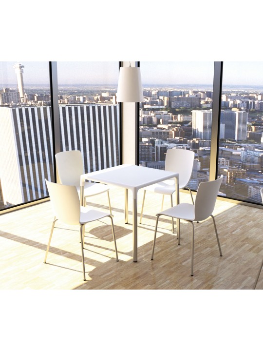 Conjunto de 2 cadeiras MIO, branco