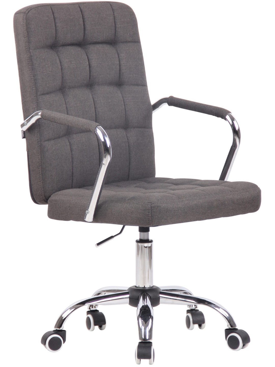 Cadeira de escritório tecido Terni, cinza escuro