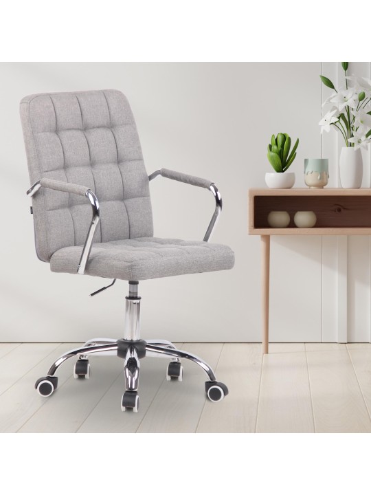 Cadeira de escritório tecido Terni, cinza