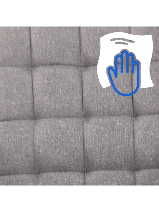 Cadeira de escritório tecido Terni, cinza