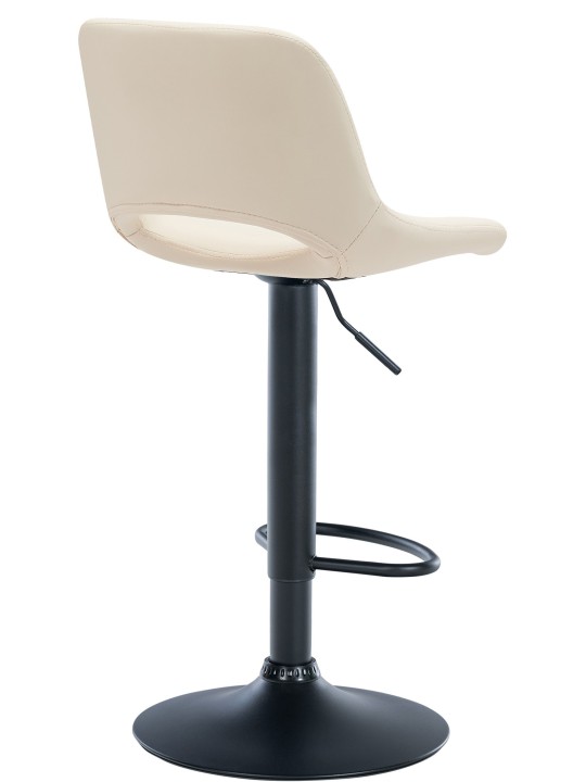 Conjunto de 2 bancos altos em pele sintética Camden, creme Conjunto de 2 bancos altos em pele sintética Camden, creme