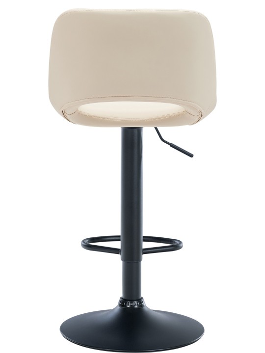 Conjunto de 2 bancos altos em pele sintética Camden, creme Conjunto de 2 bancos altos em pele sintética Camden, creme