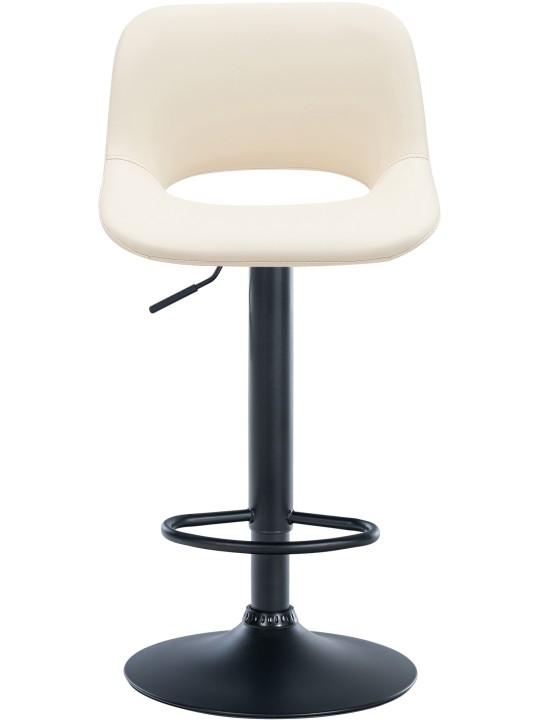 Conjunto de 2 bancos altos em pele sintética Camden, creme Conjunto de 2 bancos altos em pele sintética Camden, creme