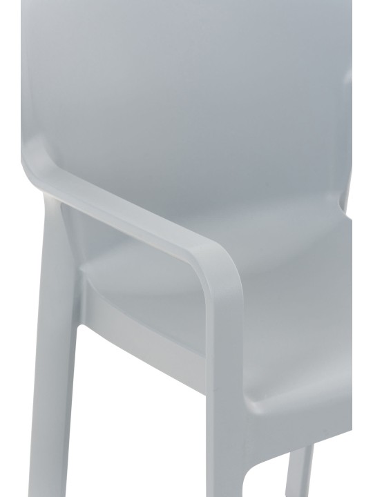 Conjunto de 4 cadeiras Diva, cinza claro