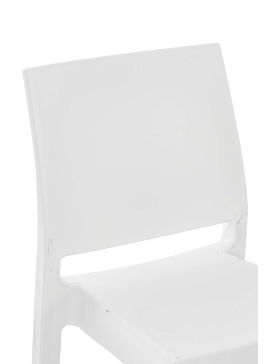 Conjunto de 4 bancos de bar Maya, branco Conjunto de 4 bancos de bar Maya, branco