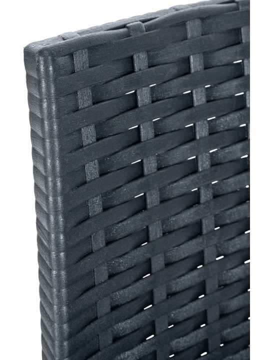 Conjunto de 4 bancos de bar Jamaica, cinza escuro