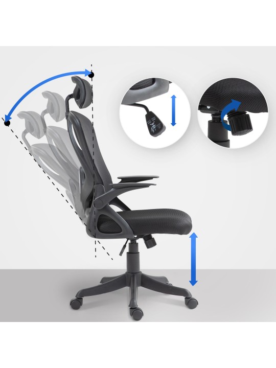 Cadeira de escritório Taos, preto Cadeira de escritório Taos, preto