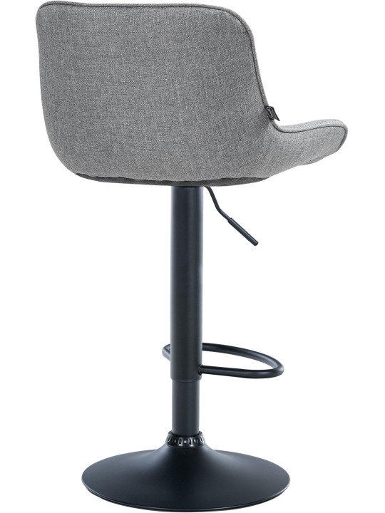 Conjunto de 2 bancos altos em tecido Vonore, cinza